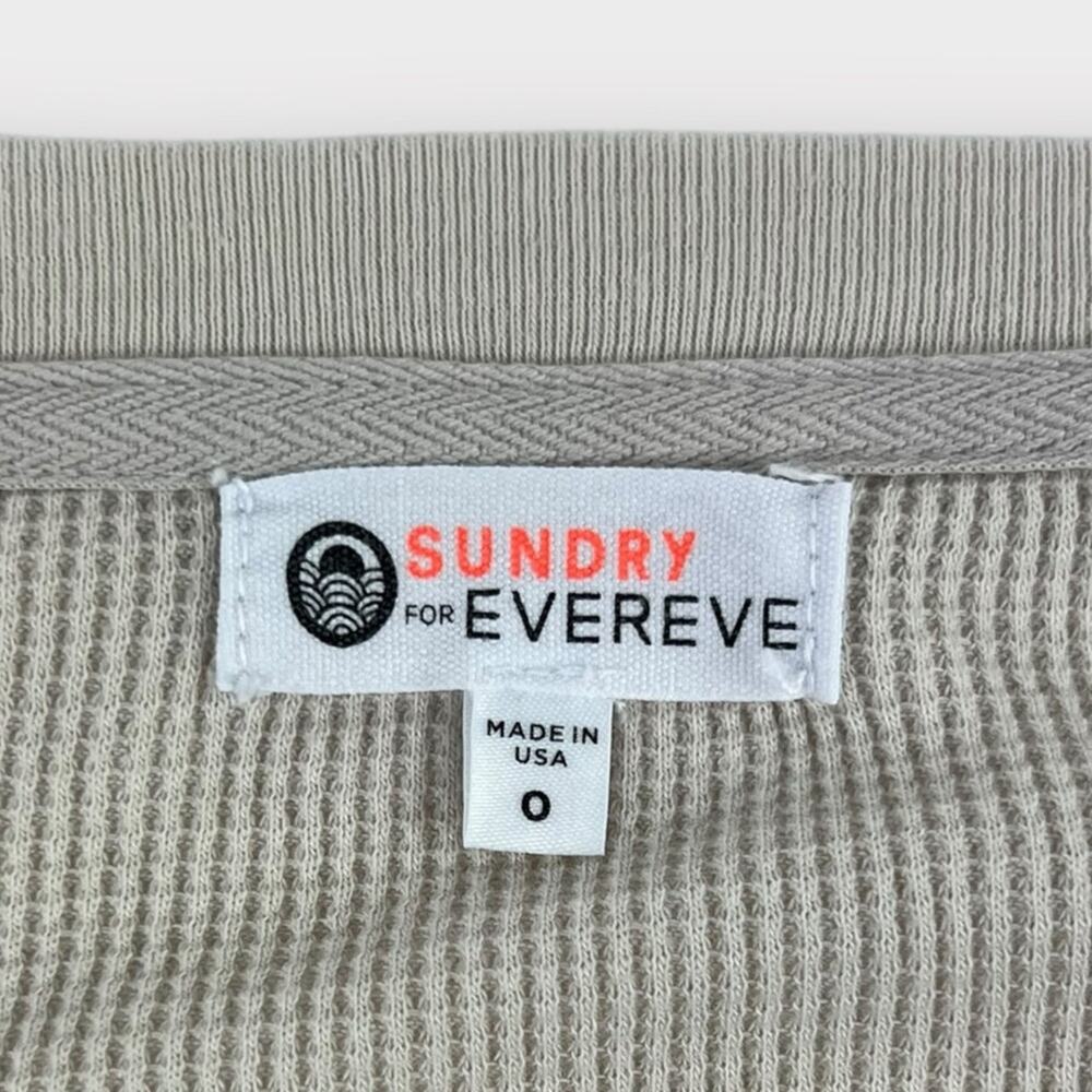 Sundry for Evereve Loved Thermal Long Sleeve Top Size 0 - Picture 3 of 7